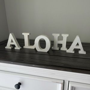 ALOHA BLOCK LETTERS